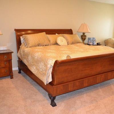 Henredon king bed, nightstand not for sale