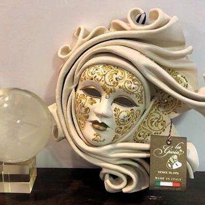 NRF059 Venezia Mask and Glass Globe