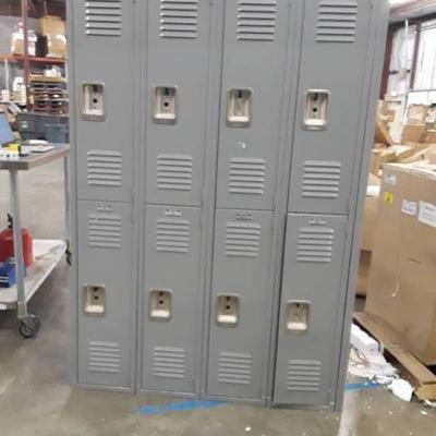 Metal Gray Lockers 4 Ft. x 6 Ft.
