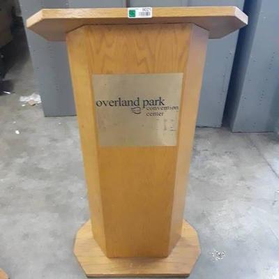 Wooden Podium 48 In. Tall