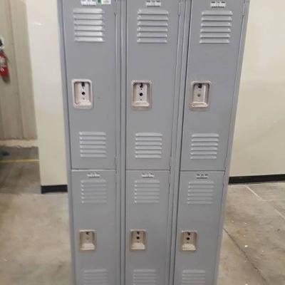 Metal Gray Lockers 3 Ft. X 6 Ft.