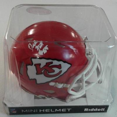Signed Dee Ford Kansas City Chiefs #55 Mini Helmet ...