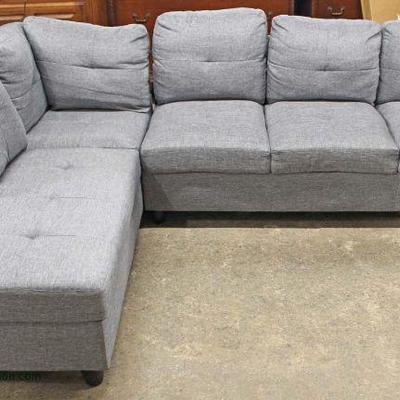  NEW 2 Piece Sectional Sofa Chaise – auction estimate $200-$400 