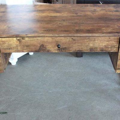  NEW Contemporary Natural Finish Iron Leg Desk

[2] one assembled and one in box – auction estimate $100-$300 each 