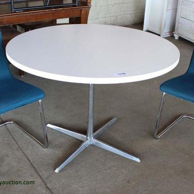  Modern Design 3 Piece Round Breakfast Table with 2 Chairs – auction estimate $100-$300 