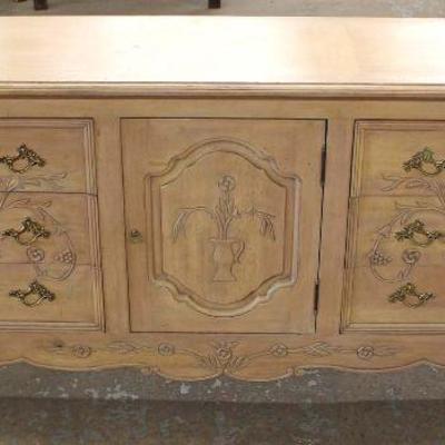  Contemporary Country French Paint Decorated Buffet â€“ auction estimate $200-$400 
