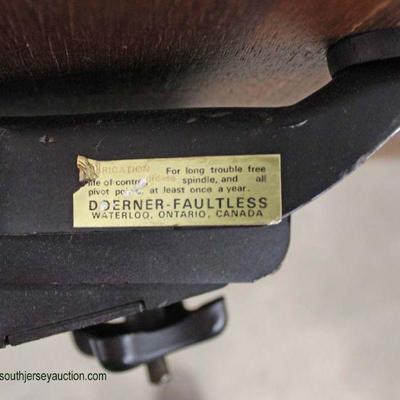  Mid Century Modern Laminated Rosewood Eames Style Chair and Ottoman by “Doerner Faultless” – auction estimate $400-$800 