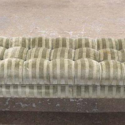  Upholstered Button Tufted Decorator End of the Bed Bench â€“ auction estimate $100-$300 