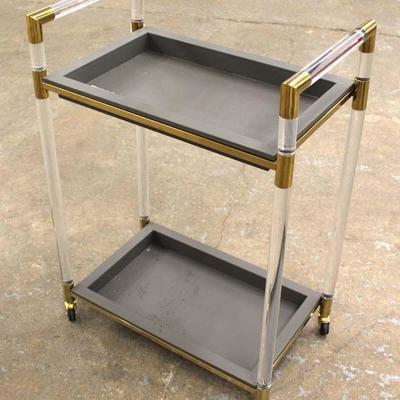 Modern Lucite Serving Cart â€“ auction estimate $100-$200