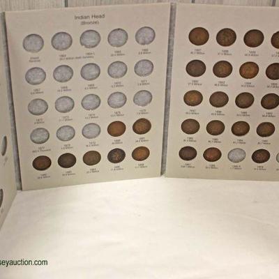  Flying Eagle and Indian Head Cent Book with 30 Indian Head Pennies â€“ auction estimate $5-$10 