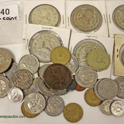  Bag of Mixed Foreign Coins â€“ auction estimate $10-$20 