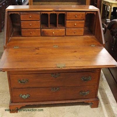  ANTIQUE Knotty Pine Slant Front Desk – auction estimate $200-$400 
