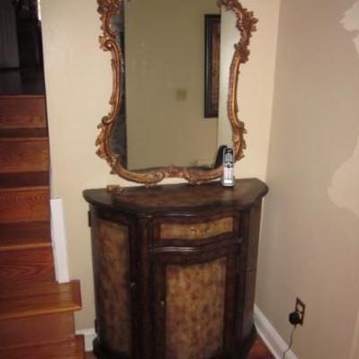 Peter Andrews Style Cabinet with Ornate Mirror