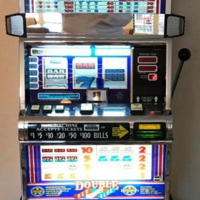 IGT Slot Machine Double Red White Blue Model 9643900
