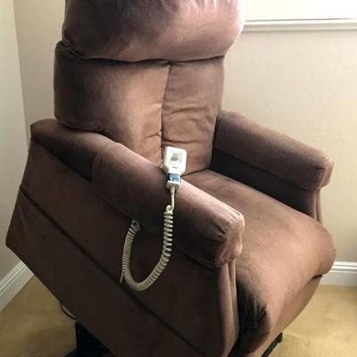 Lift chair with remote controller. 