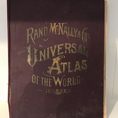 Rand Mcnally Universal Atlas Of The World 1894