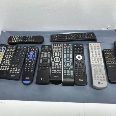 LOT OF TV REMOTES