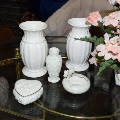 Flower Vases and Candy Dishes