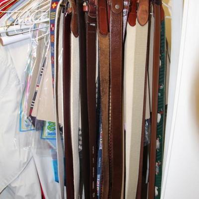 BELTS  SIZE 44
PRICE:  $6 each Leather or 2/$10
              $2 each Cloth or 6/$10