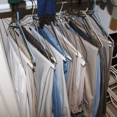 MEN'S DRESS & CASUAL PANTS
SIZE 42"W X 30"L
PRICE:  $5 EACH OR 5/$20