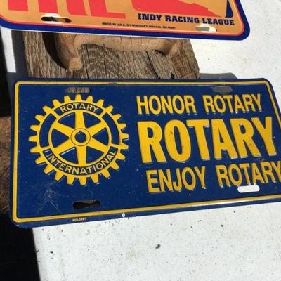 rotary license plate 
