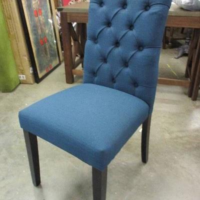 New Blue Tufted Chair