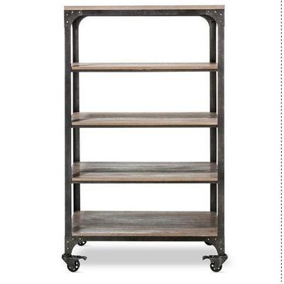 BRAND NEW INDUSTRIAL BOOKCASE ON CASTERS