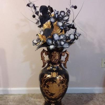 Large 24h Asian Vase/Floral Decor