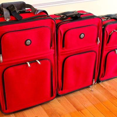 two sets of luggage