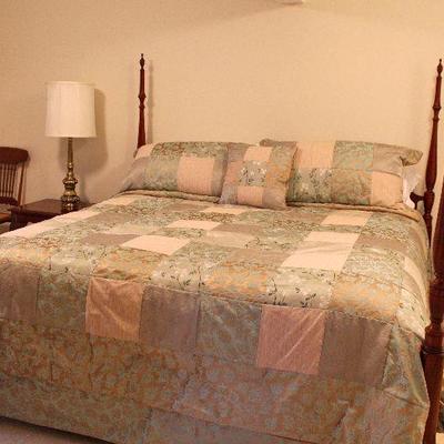 Pennsylvania House king size cherry poster bed