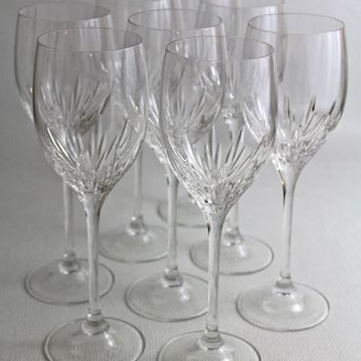 "Duchesse" pattern crystal wine glasses - Vera Wang for Wedgwood