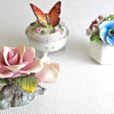 small porcelain collectables