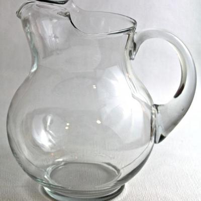 large glass pitchers