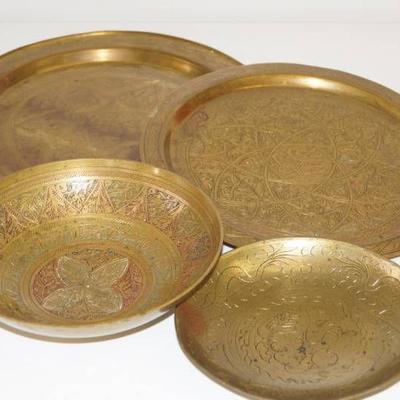 Beautiful Brass Platters