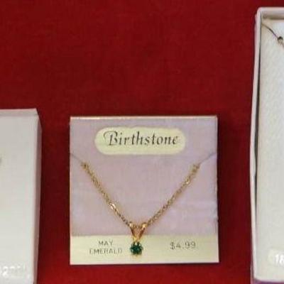 May Birthstone ~ Emerald ~ Jewelry Lot