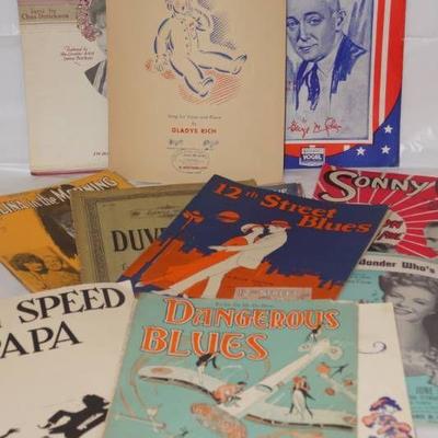 Vintage Sheet Music and More!
