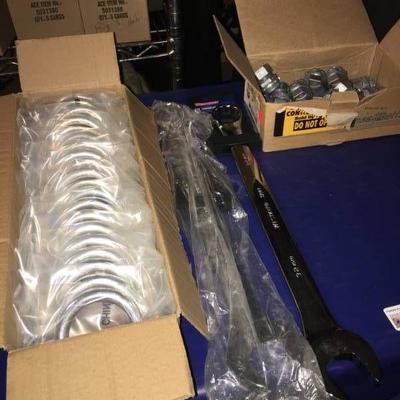 Two Westward 32mm Wrenches, Alum Cabinet Pulls, Co ...