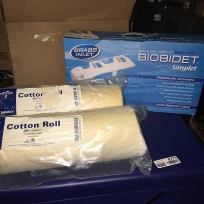 BioBidet and 2 Cotton Rolls in Original Wrap