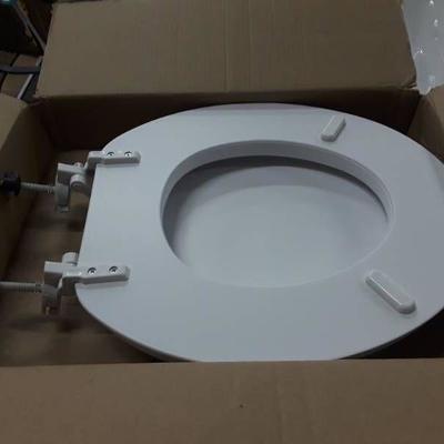 Round Cushioned Toilet Seat.