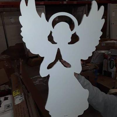 White Angel With Halo And Wings Decoration. Slight ...