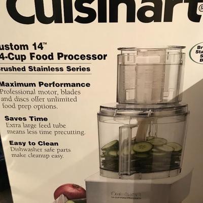 Cuisinart food processor hardly used 