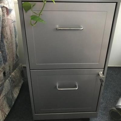 One of two matching locking file cabinets! Please check back Thursday evening for many more photos of man cave area and all kitchen! 