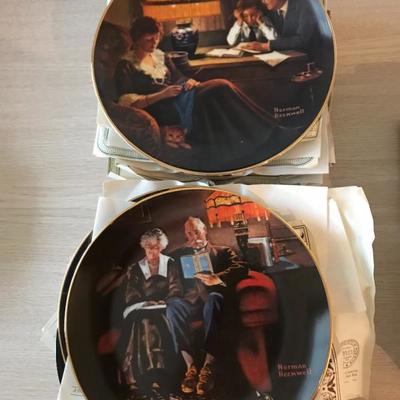 Lots of Norman Rockwell Collectors plates 