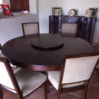 Large Dining Room Table With Six Chairs 