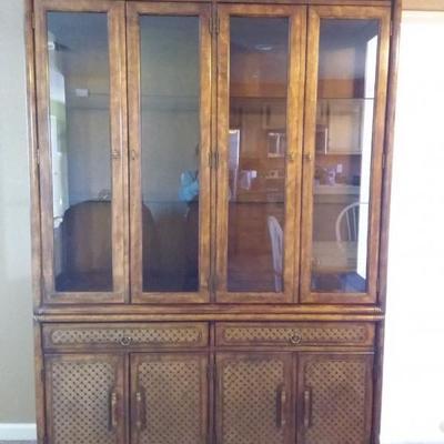 American of Martinville Lighted Hutch