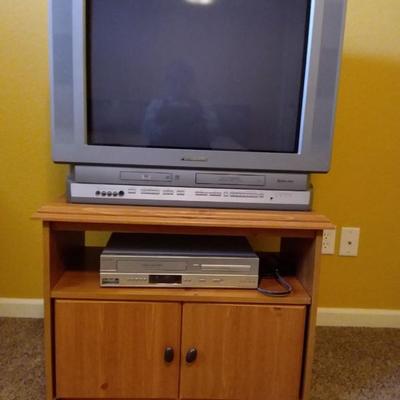 TV/Cabinet/DVD-VHS Player with Remote