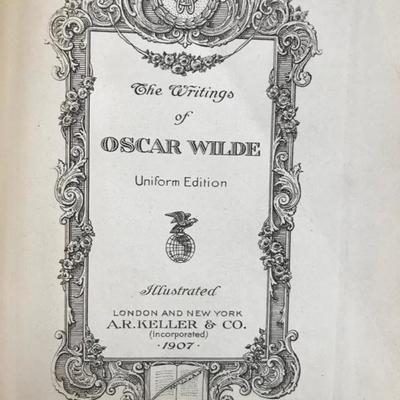 The Writings of Oscar Wilde 1907 $18