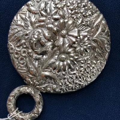 Sterling Gorham hand mirror $275