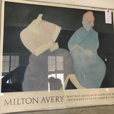 Framed poster Whitney Museum $80