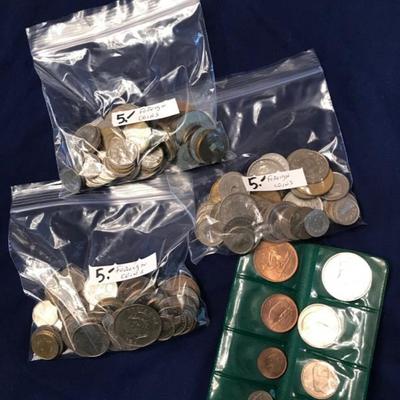 Foreign  coins. All have been appraised. There are more than shown in this photograph.